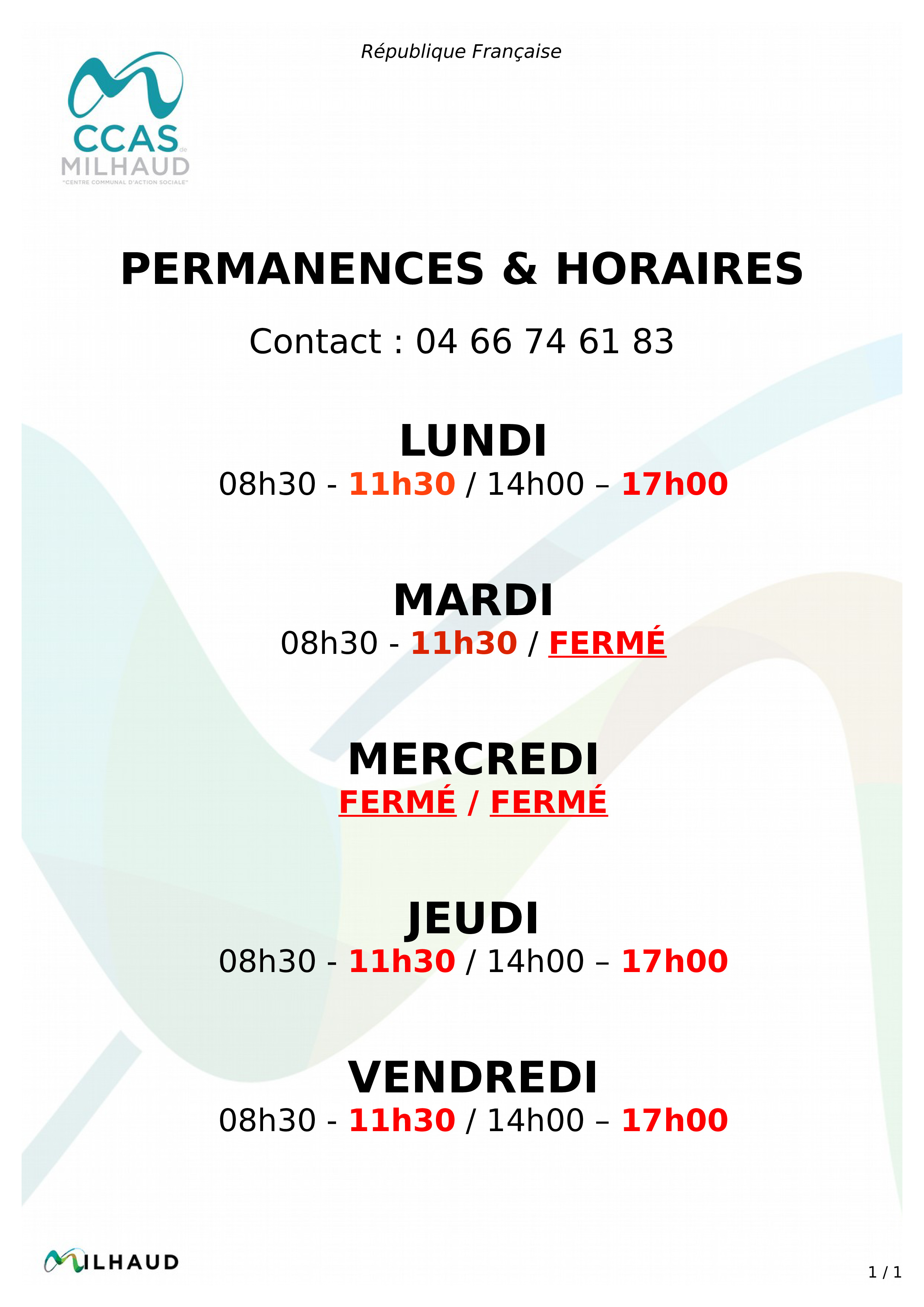 horaire caf tours 37