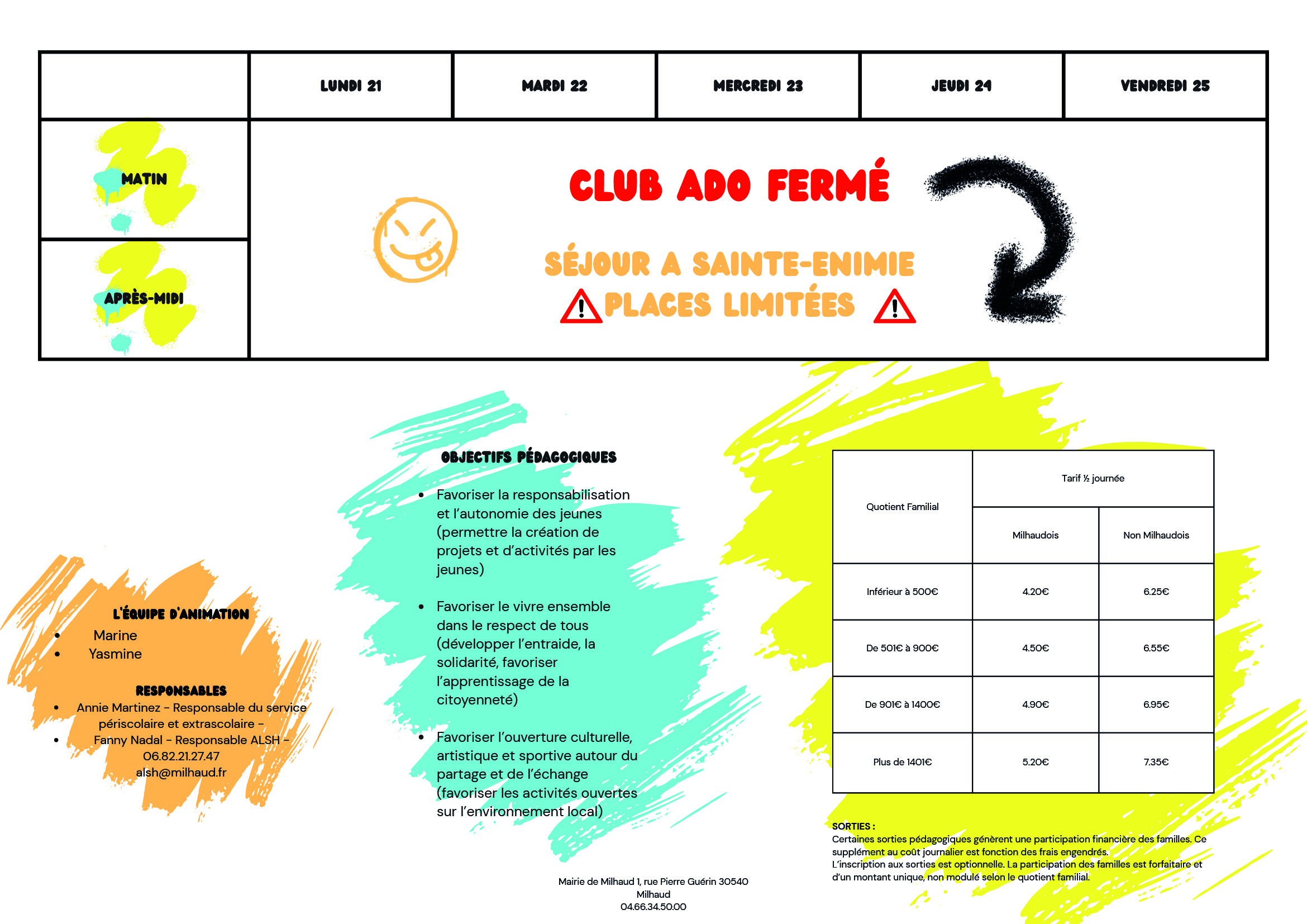 PLANNINIG CLUB ADO ETE 2025 2