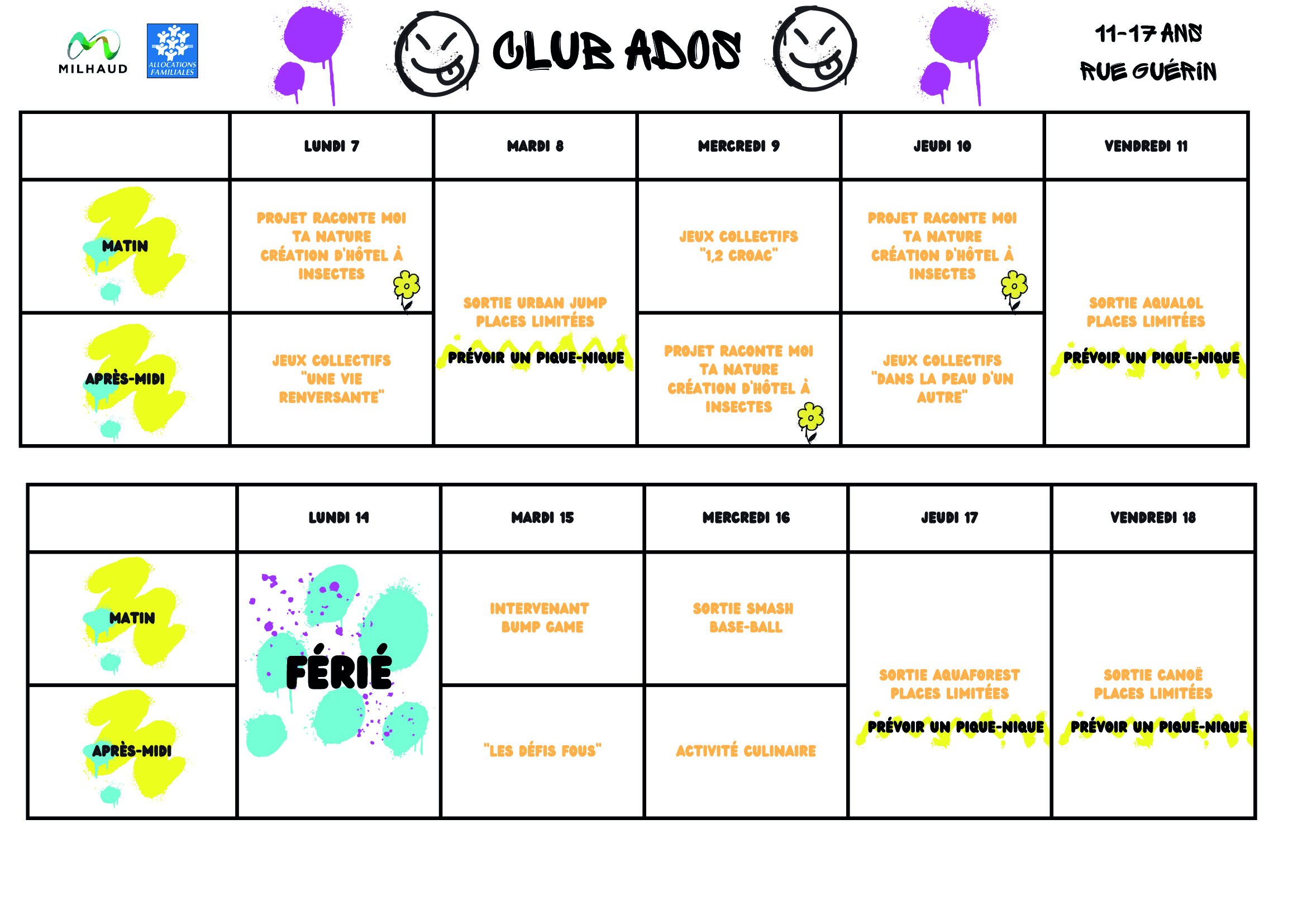 PLANNINIG CLUB ADO ETE 2025 1