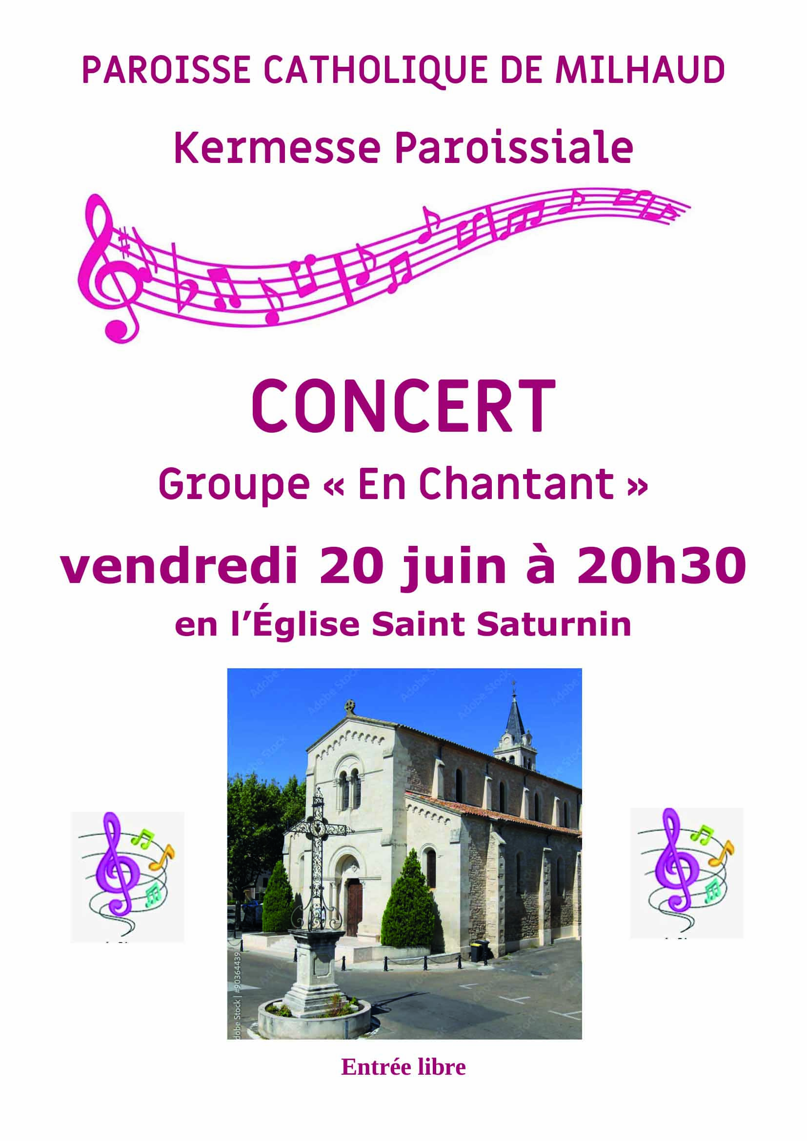 AFF CONCERT GROUPE EN CHANTANT 20 06 2025