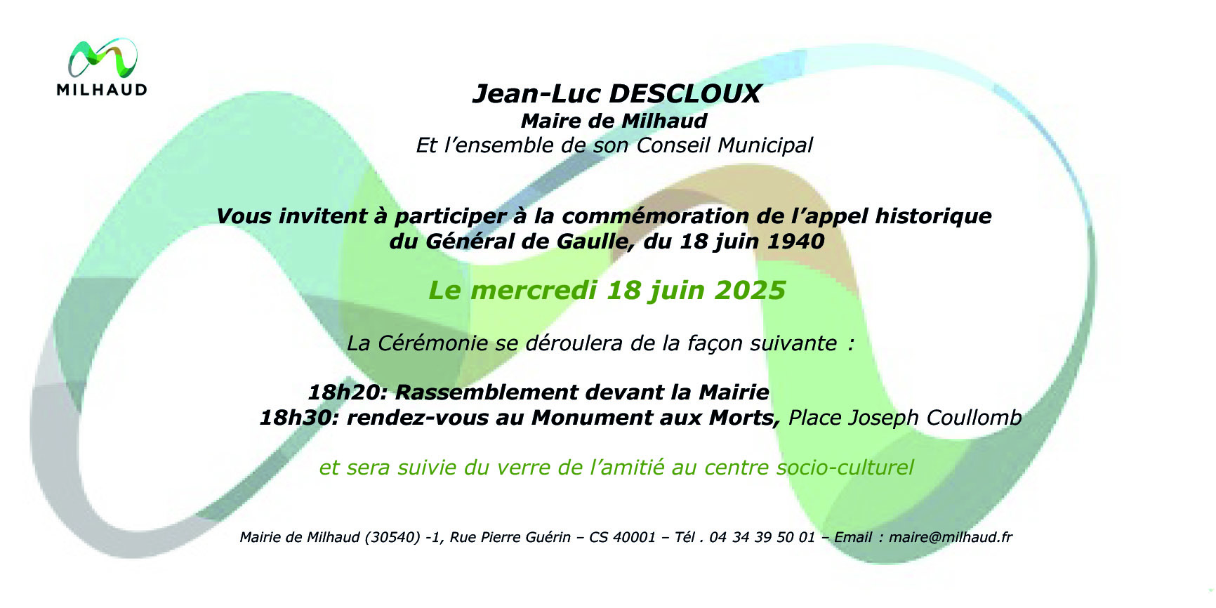 COMMEMORATION 18 JUIN 2025