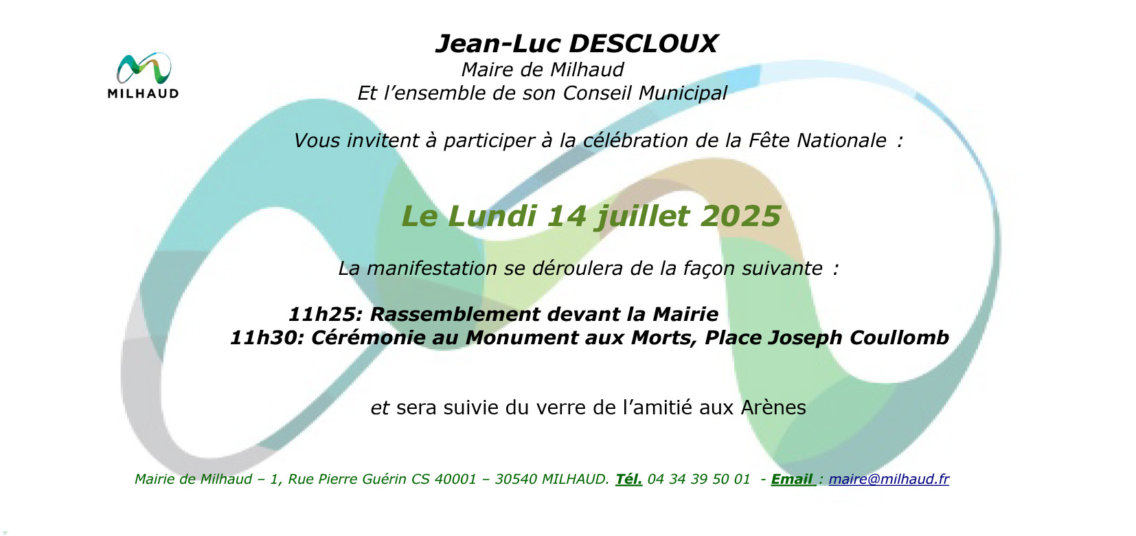 COMMEMORATION 14 JUILLET 2025