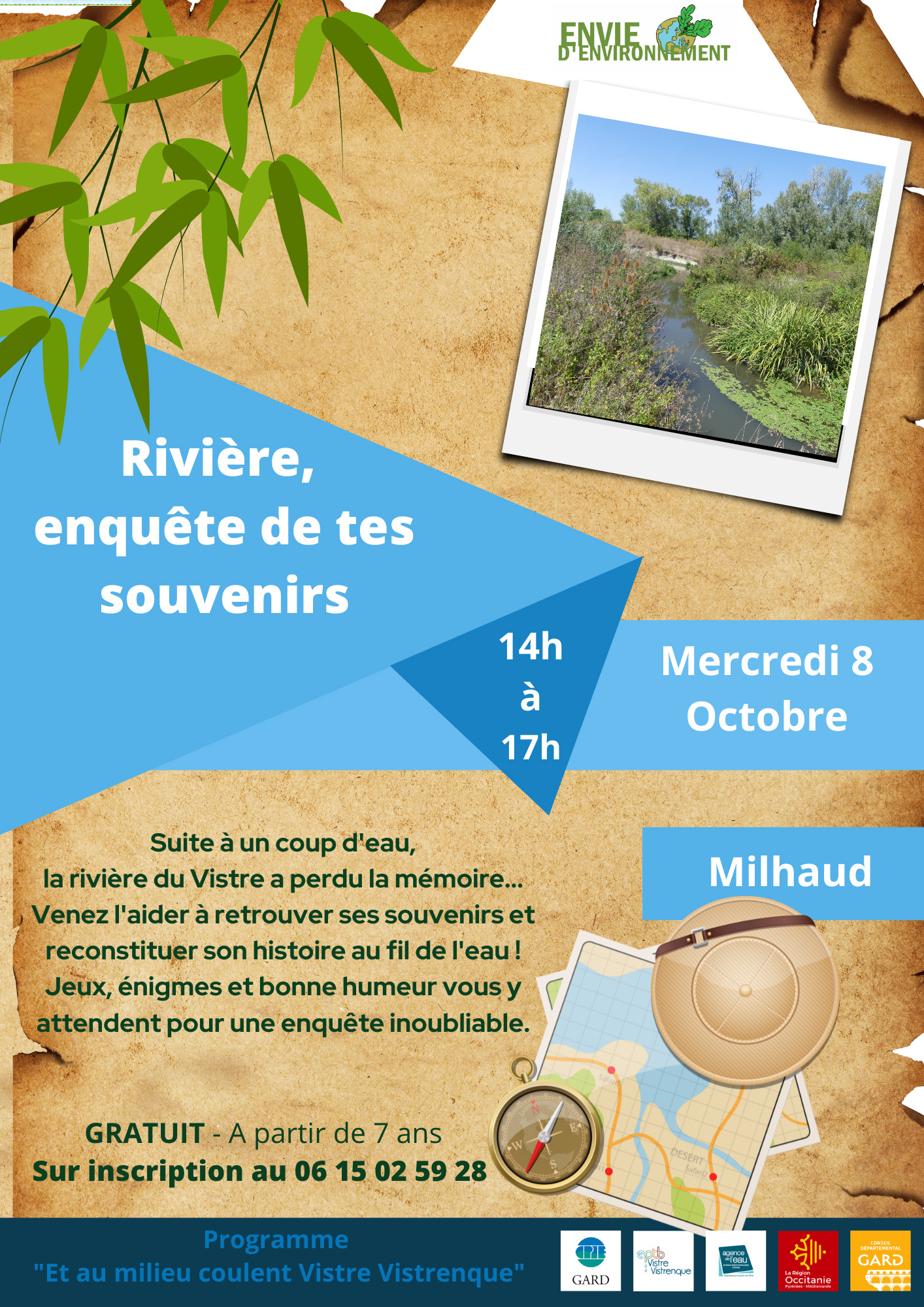 AFF MILHAUD 08 10 25 Rivière enquête de tes souvenirs