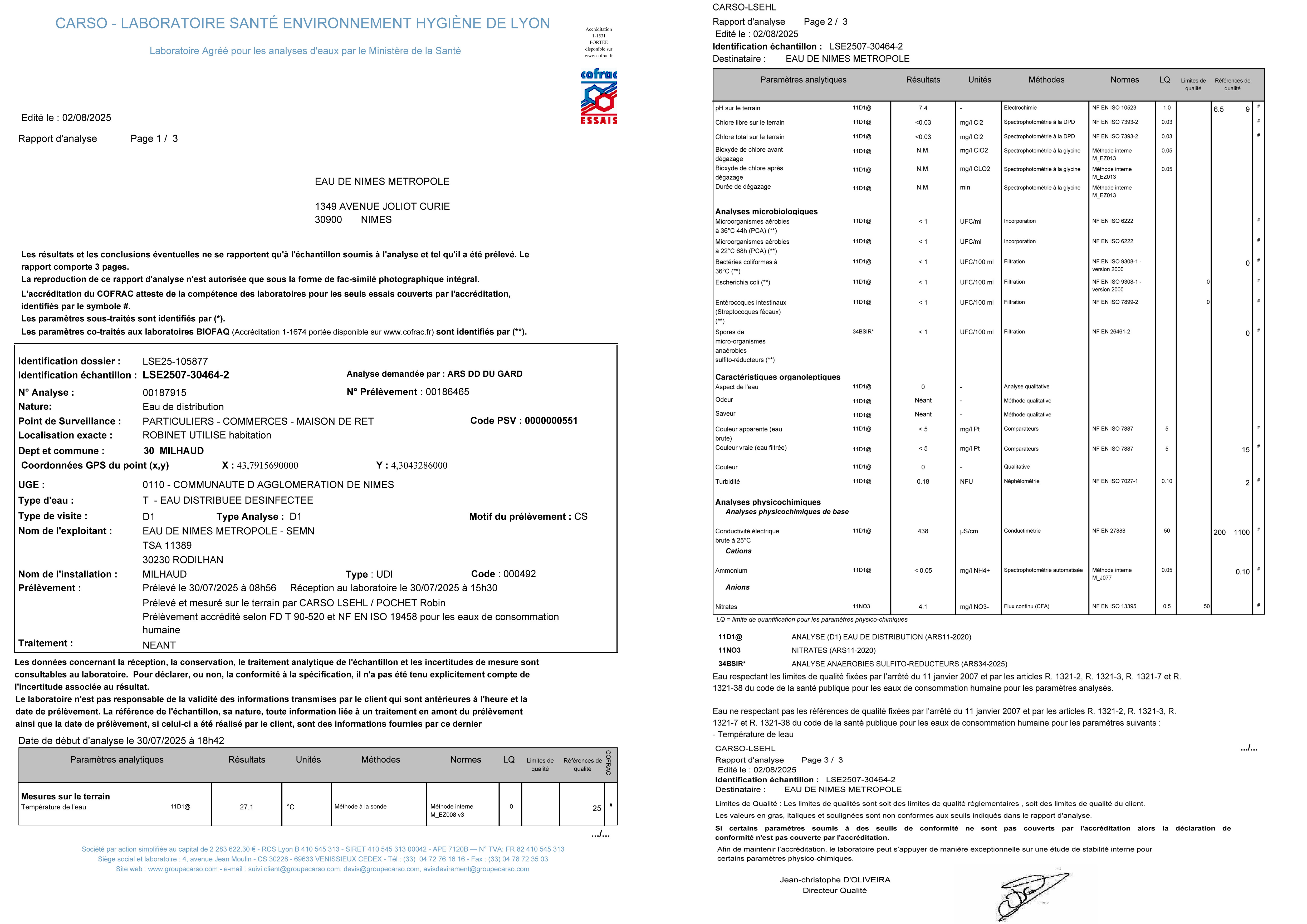 ANALYSES EAU AOUT 2025