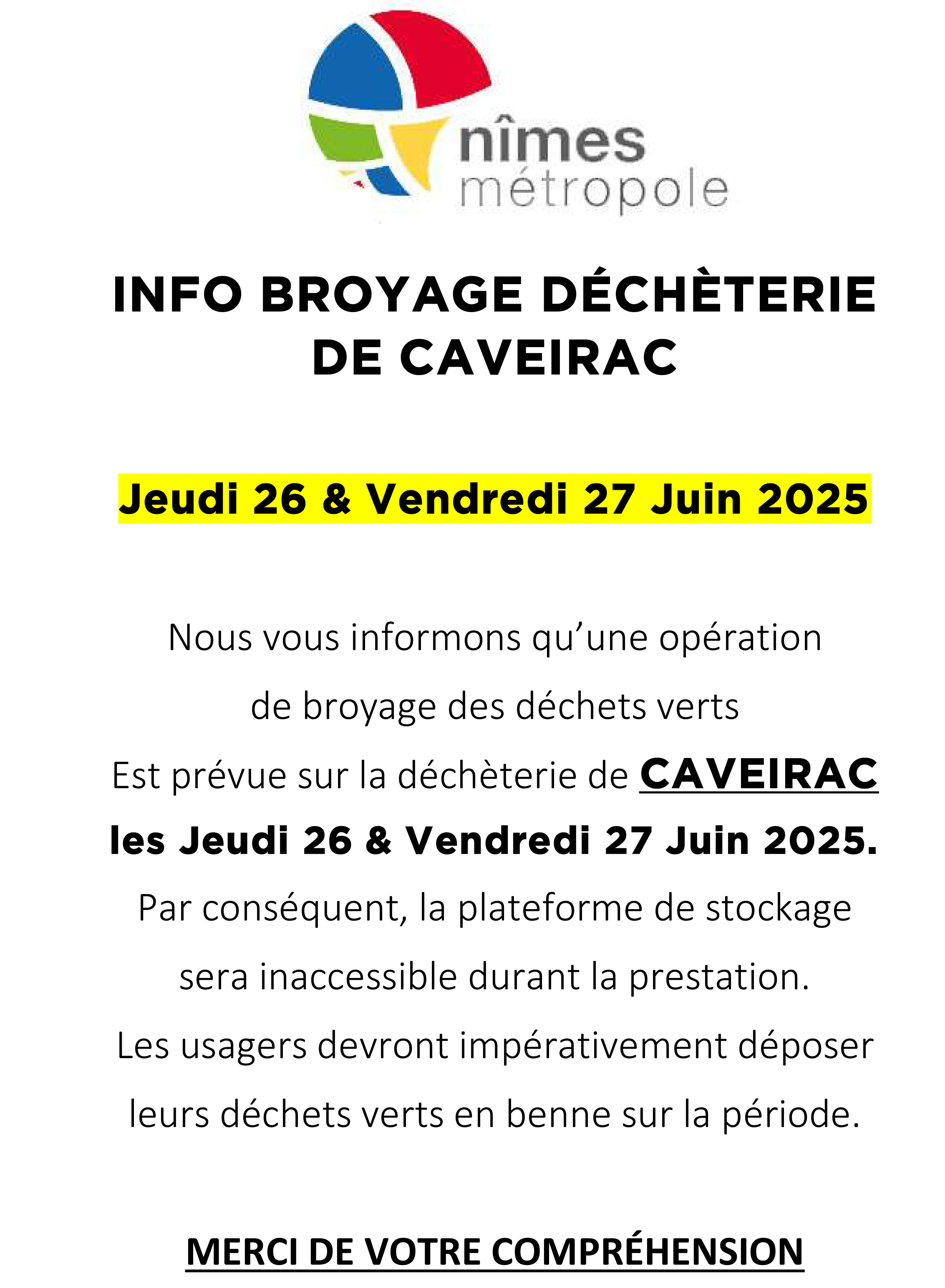 NM BROYAGE DECHETTERIE CAVEIRAC 24 25 06 2025