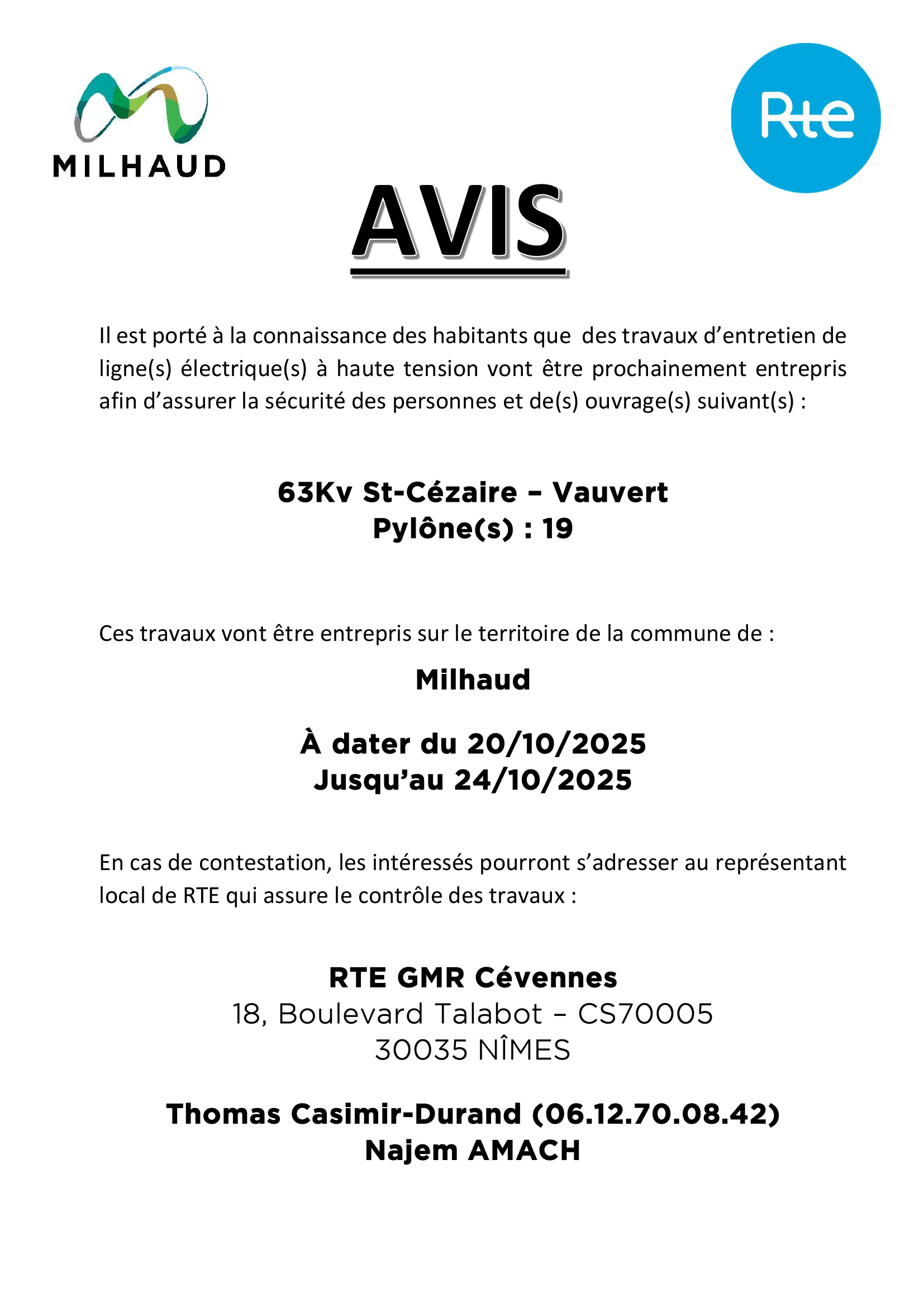 AVIS TRAVAUX RTE PYLONE 20 24 10 2025