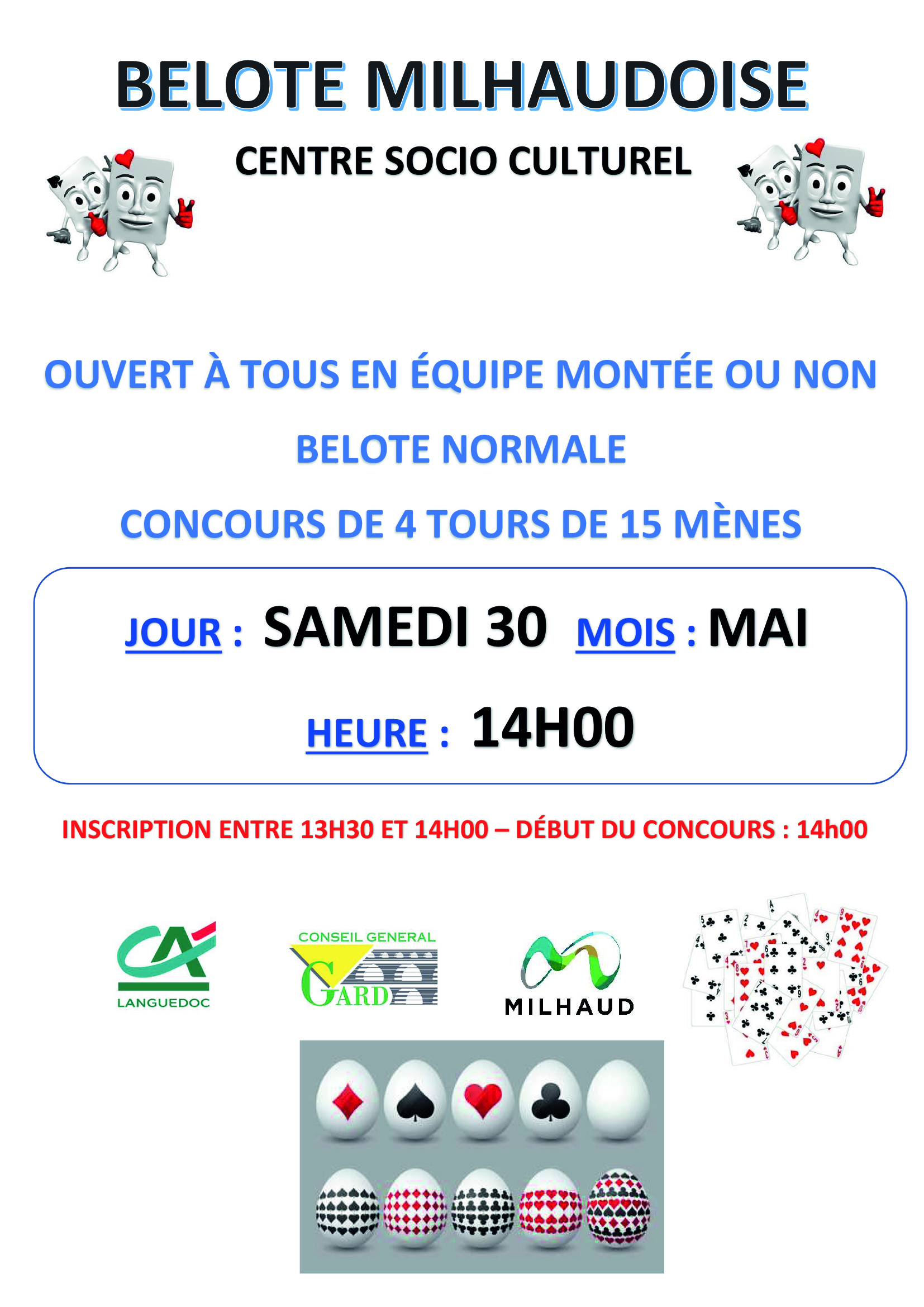 AFF BELOTE MILHAUDOISE CONCOURS 30 05 2026